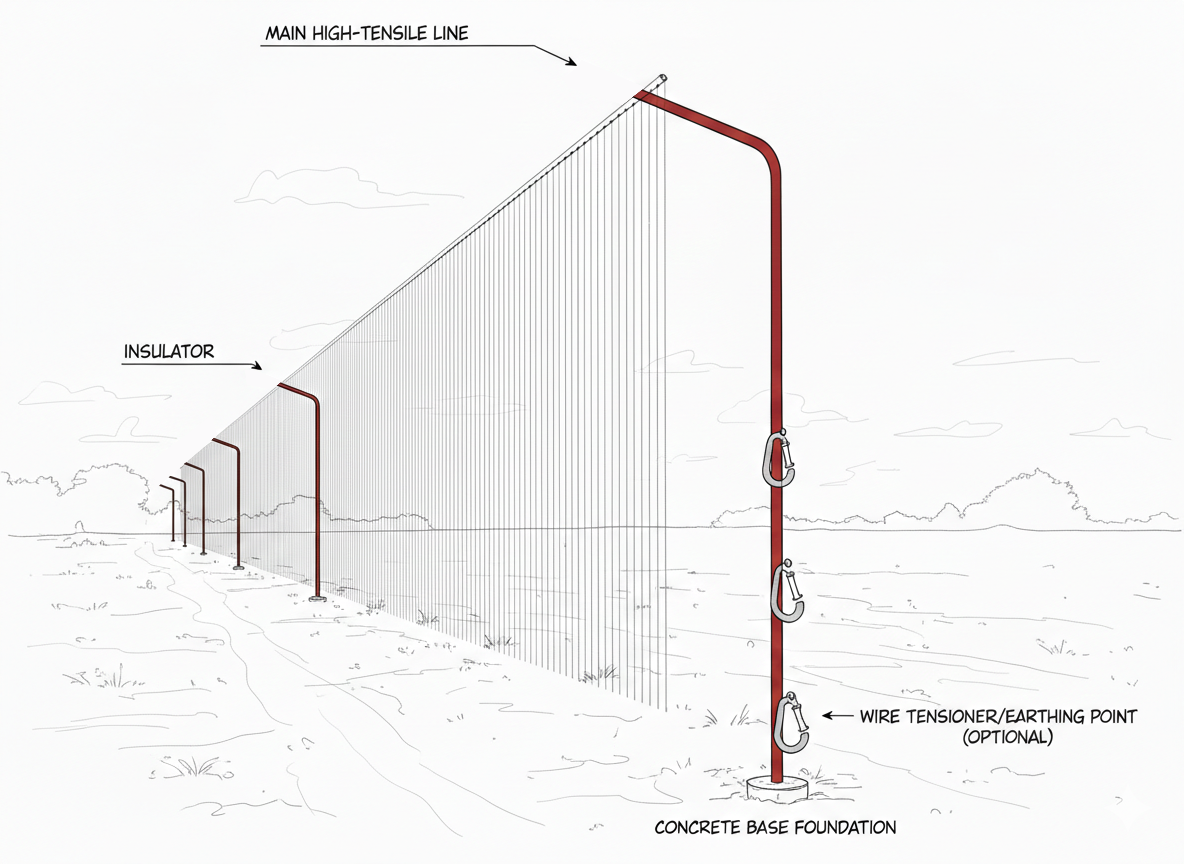 Hanging Electric Fence Diagram